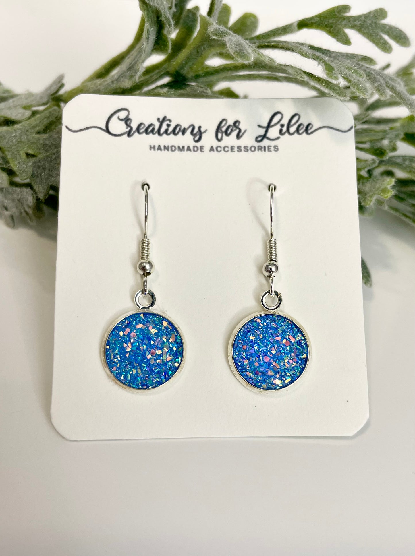 Druzy Dangle Earrings