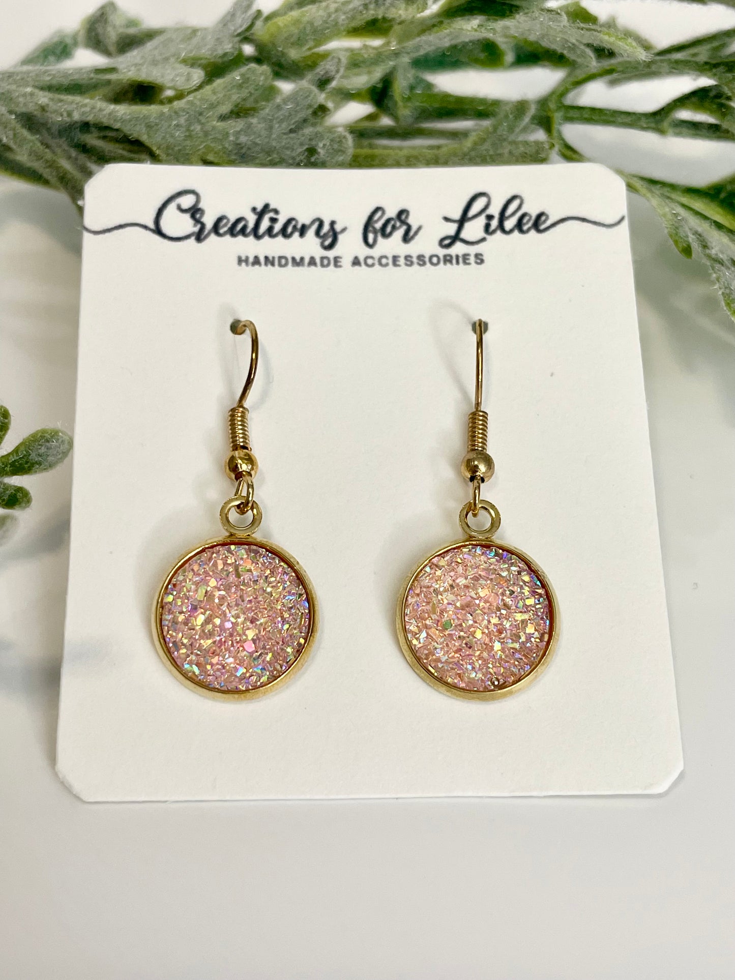 Druzy Dangle Earrings