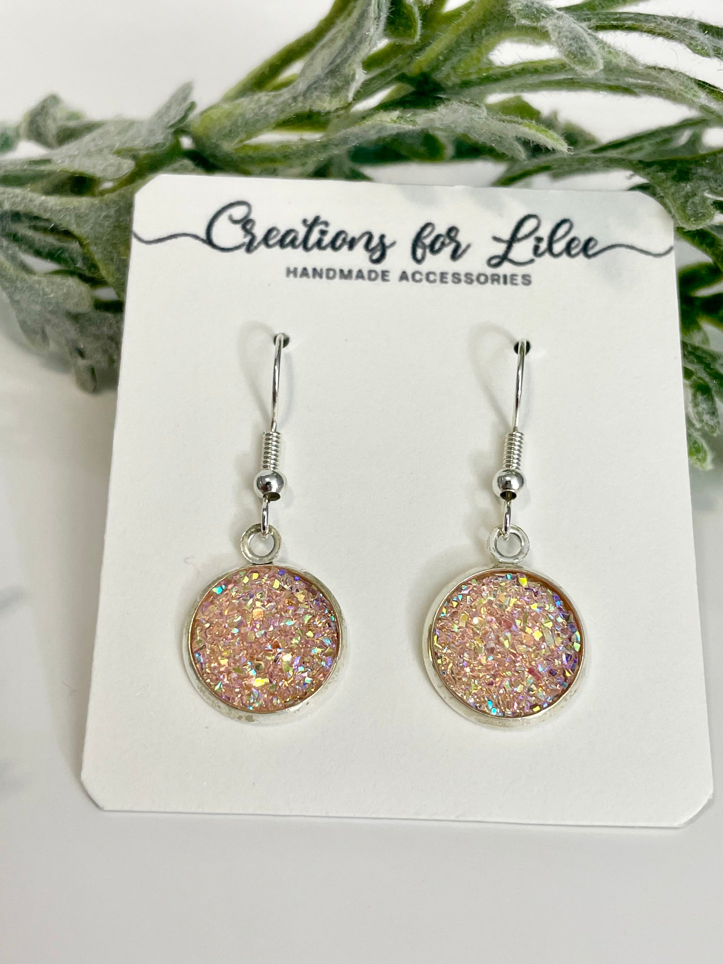 Druzy Dangle Earrings