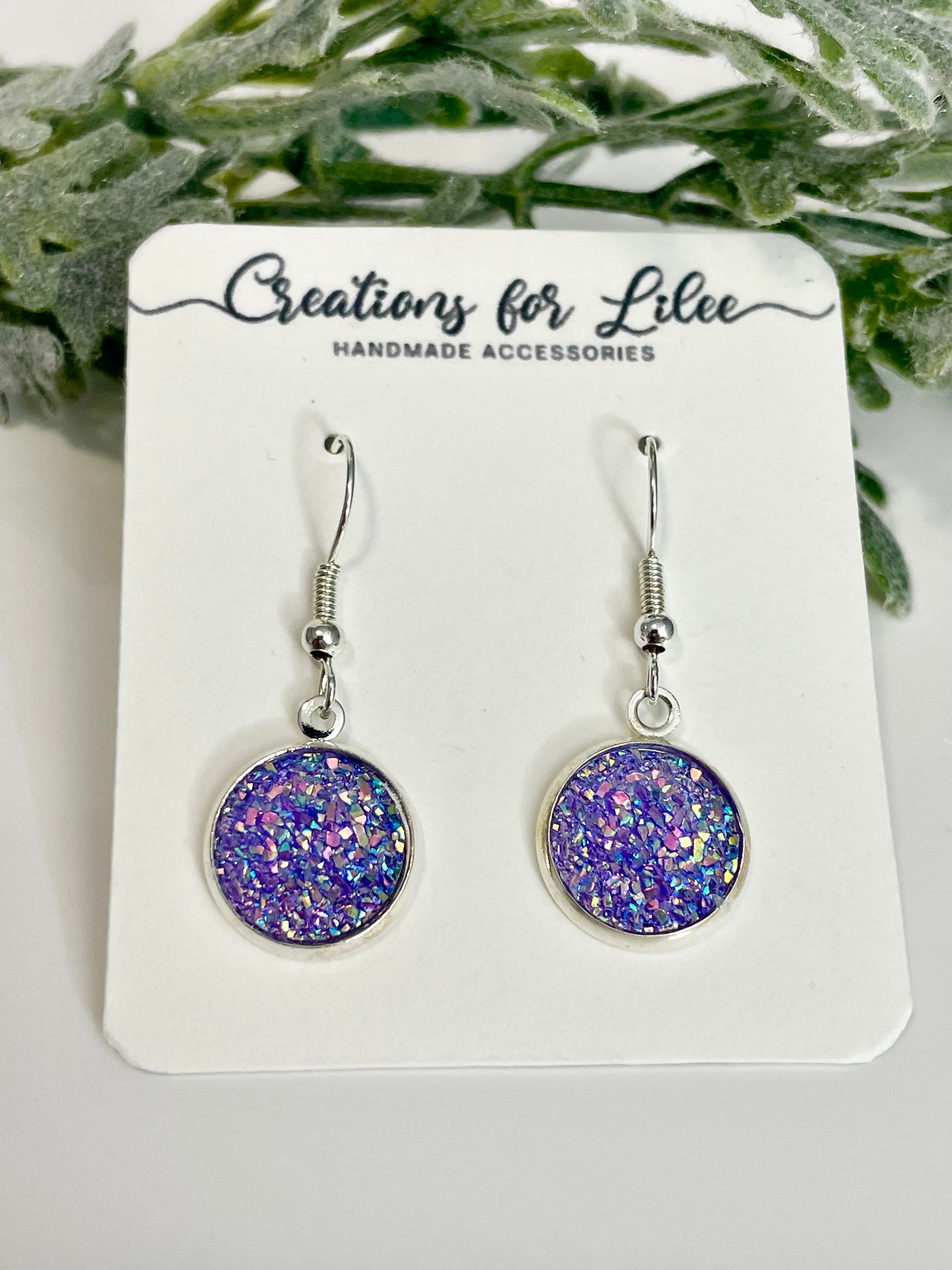 Druzy Dangle Earrings