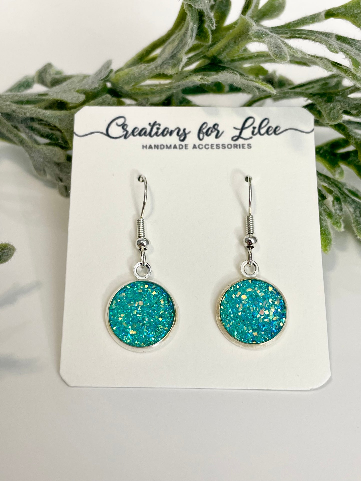 Druzy Dangle Earrings