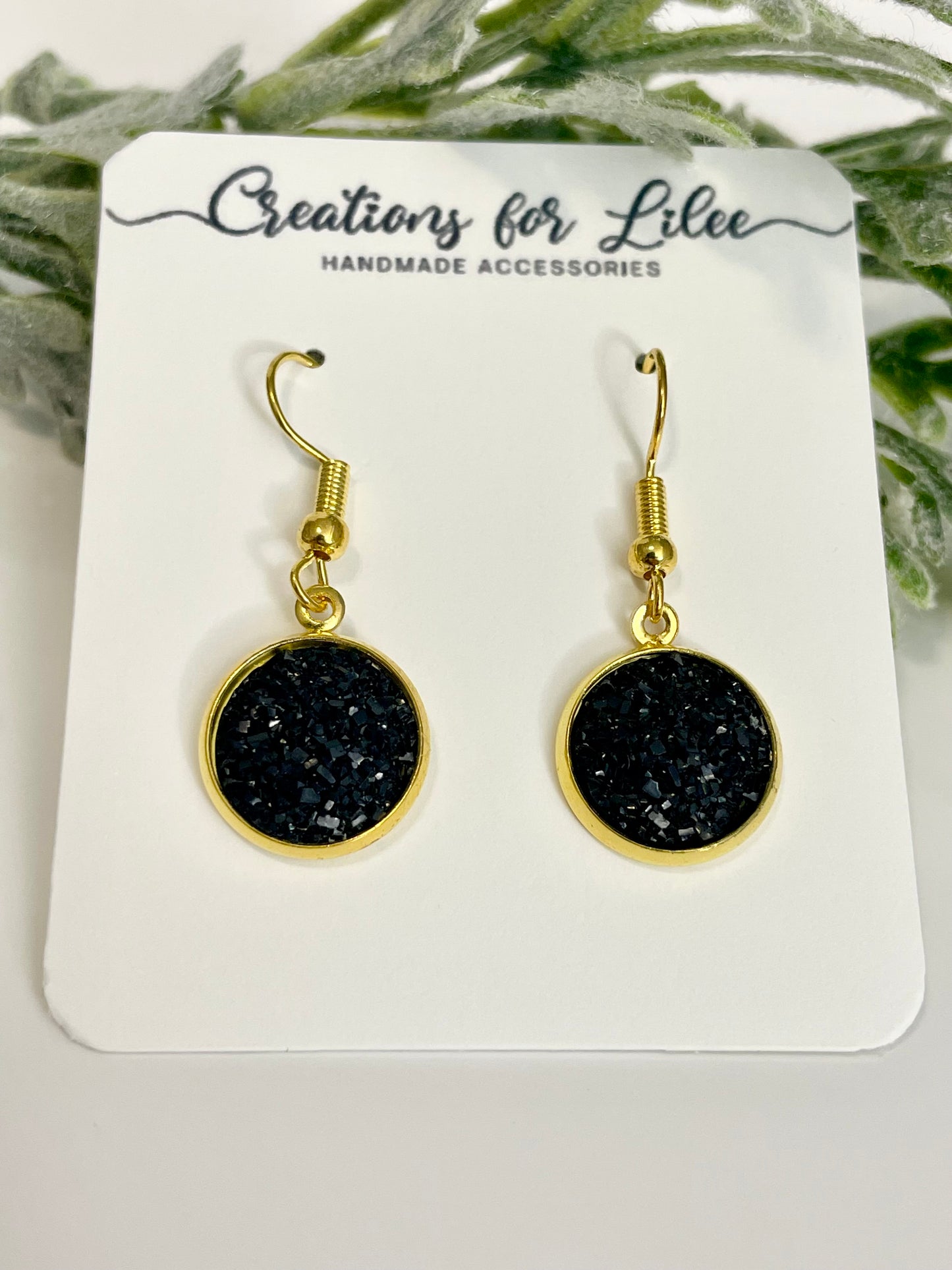 Druzy Dangle Earrings