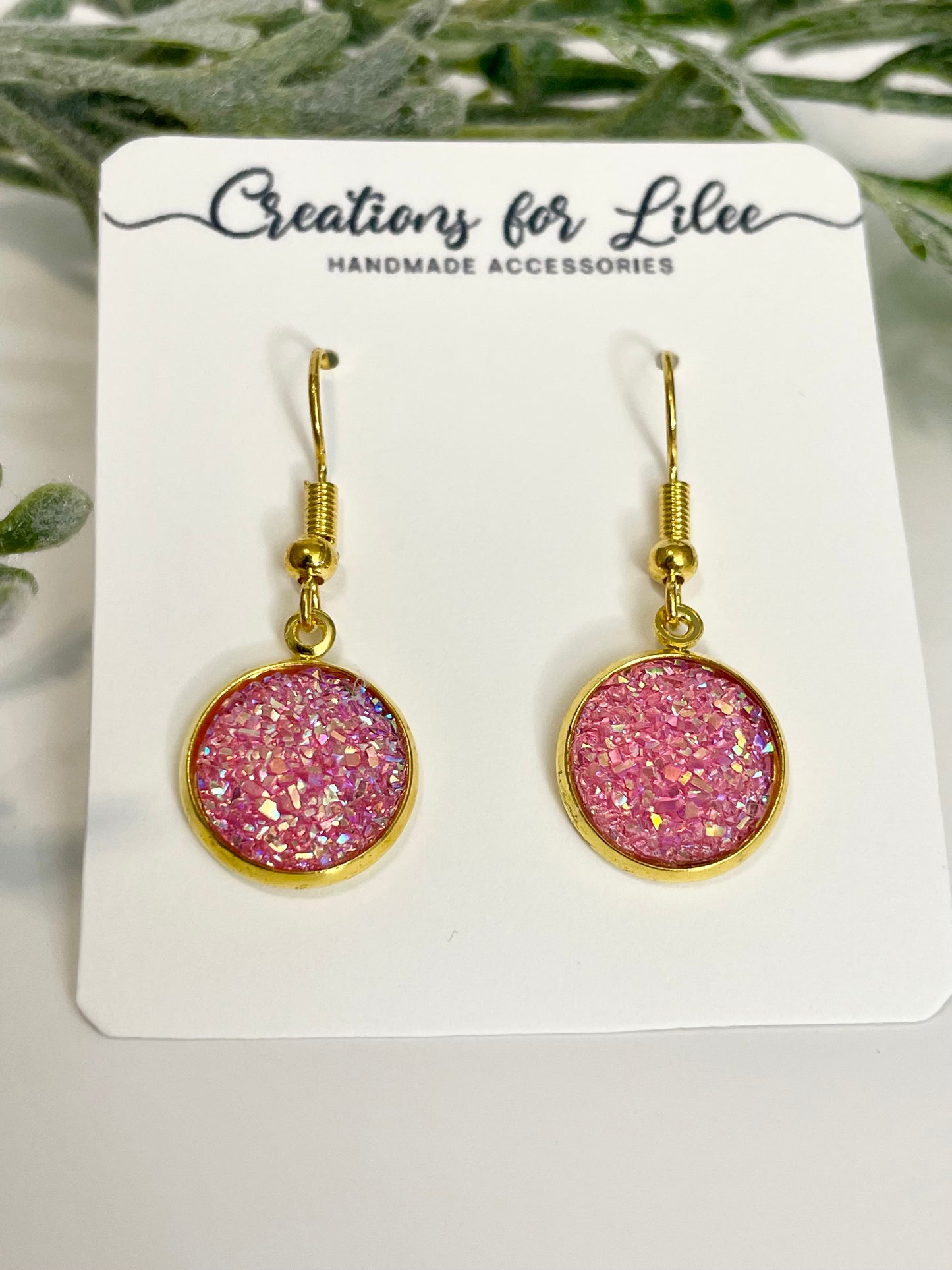 Druzy Dangle Earrings