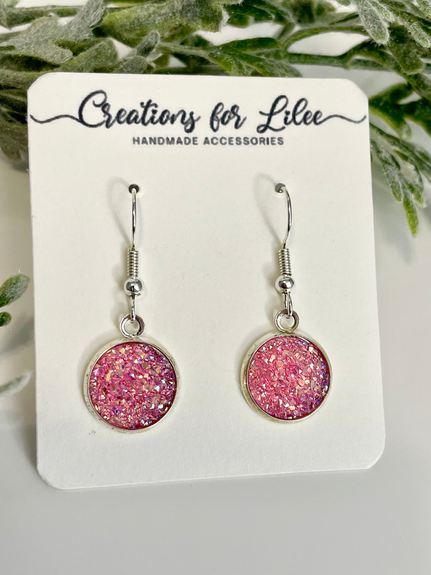 Druzy Dangle Earrings