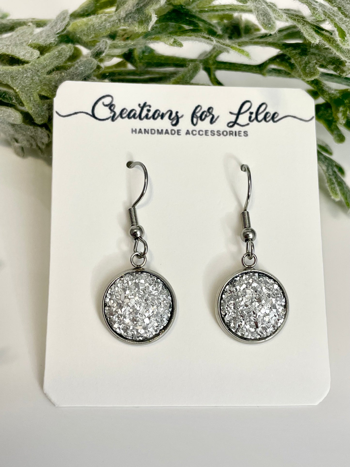 Druzy Dangle Earrings