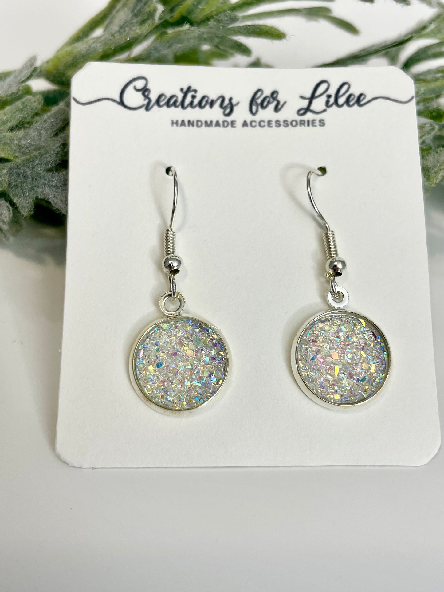 Druzy Dangle Earrings