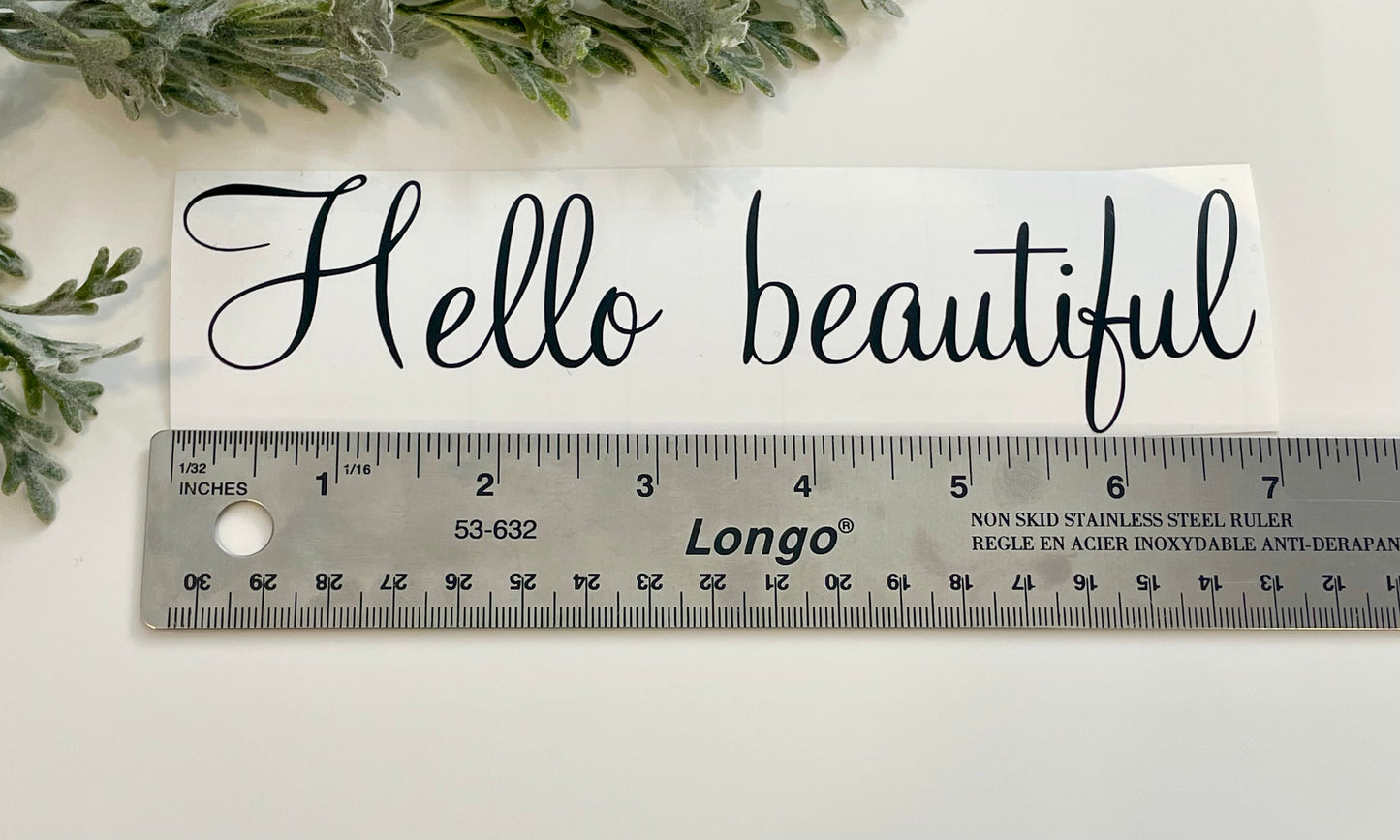 Mirror Decals - Hello Beautiful