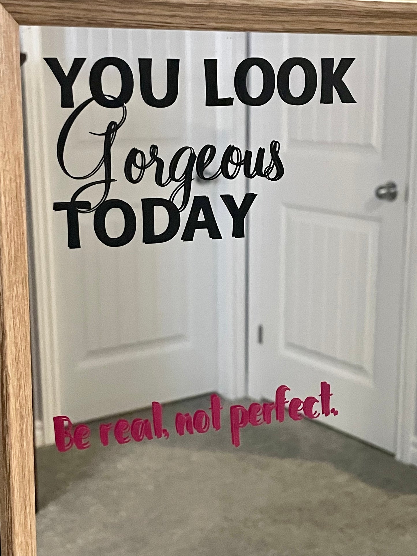 Mirror Decals - Hello Beautiful