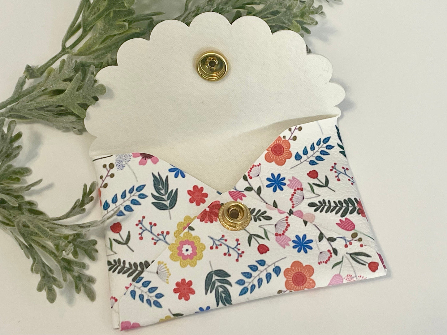 Card & Coin Purse - Colorful Floral