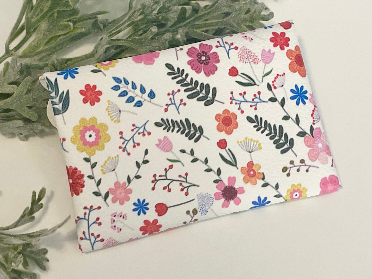 Card & Coin Purse - Colorful Floral