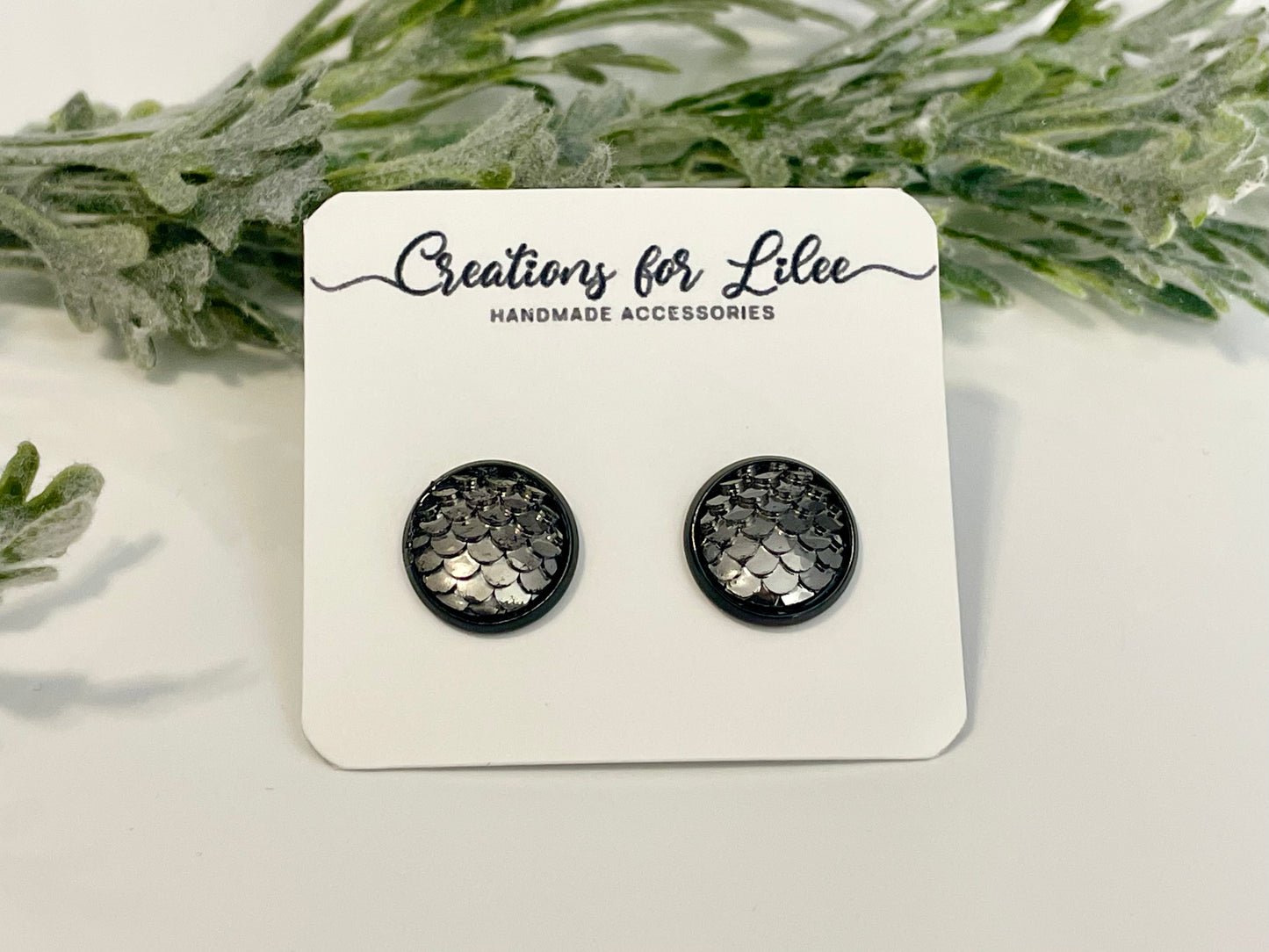 Mermaid Stud Earrings