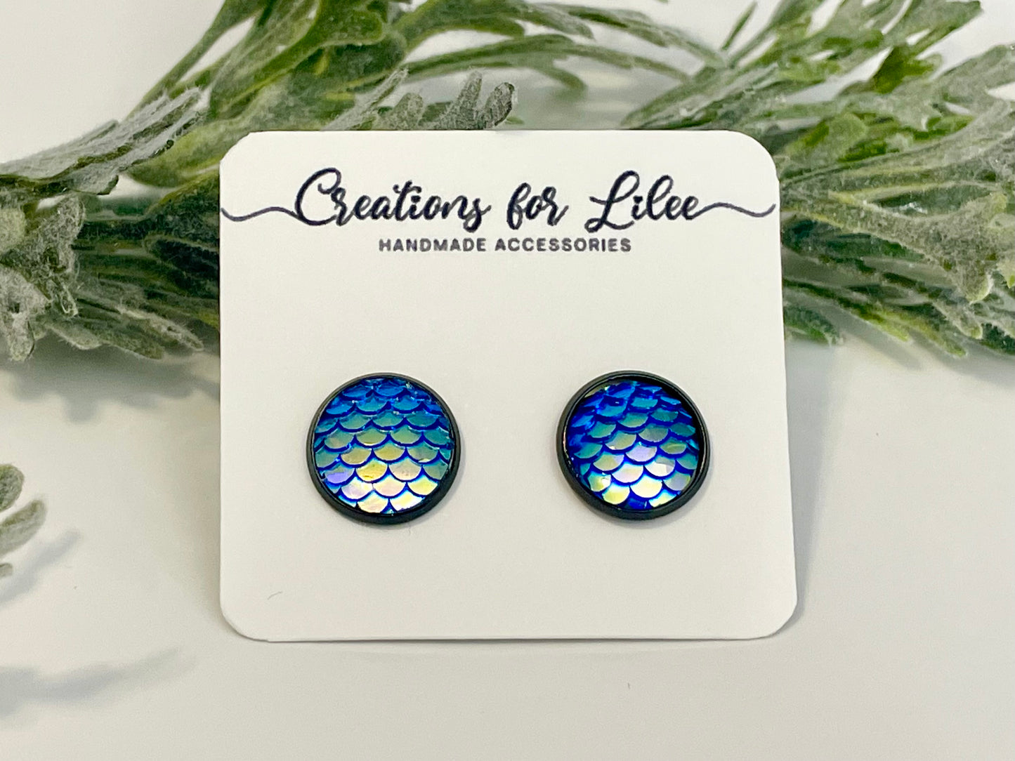 Mermaid Stud Earrings