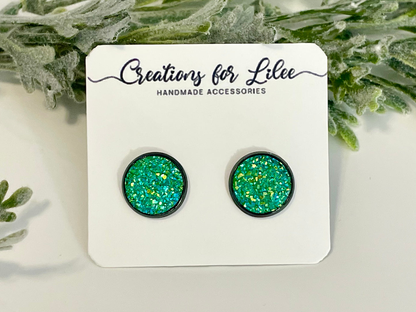 Druzy Stud Earrings