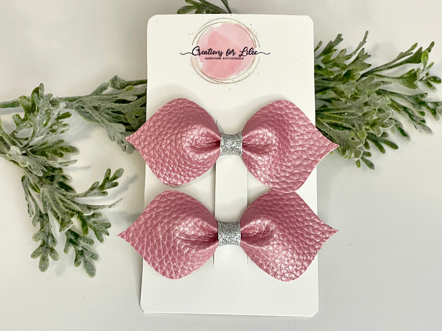 Pointed Pinch Hair Bows