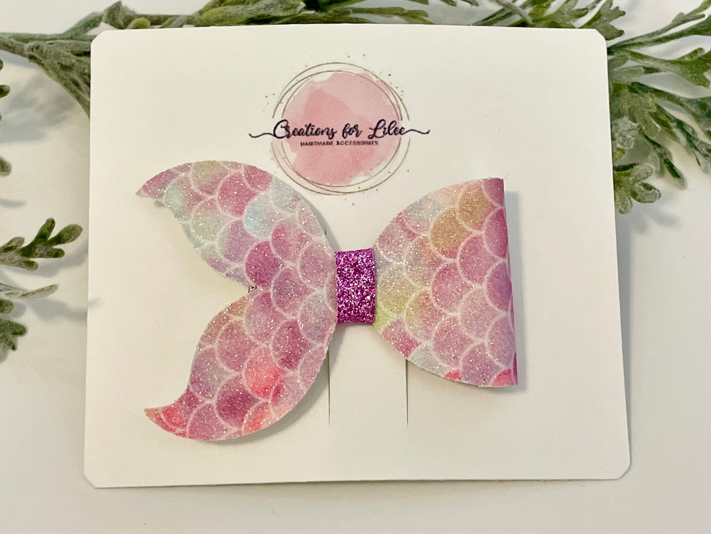 Mermaid Hair Bows - Pinks & Pastels