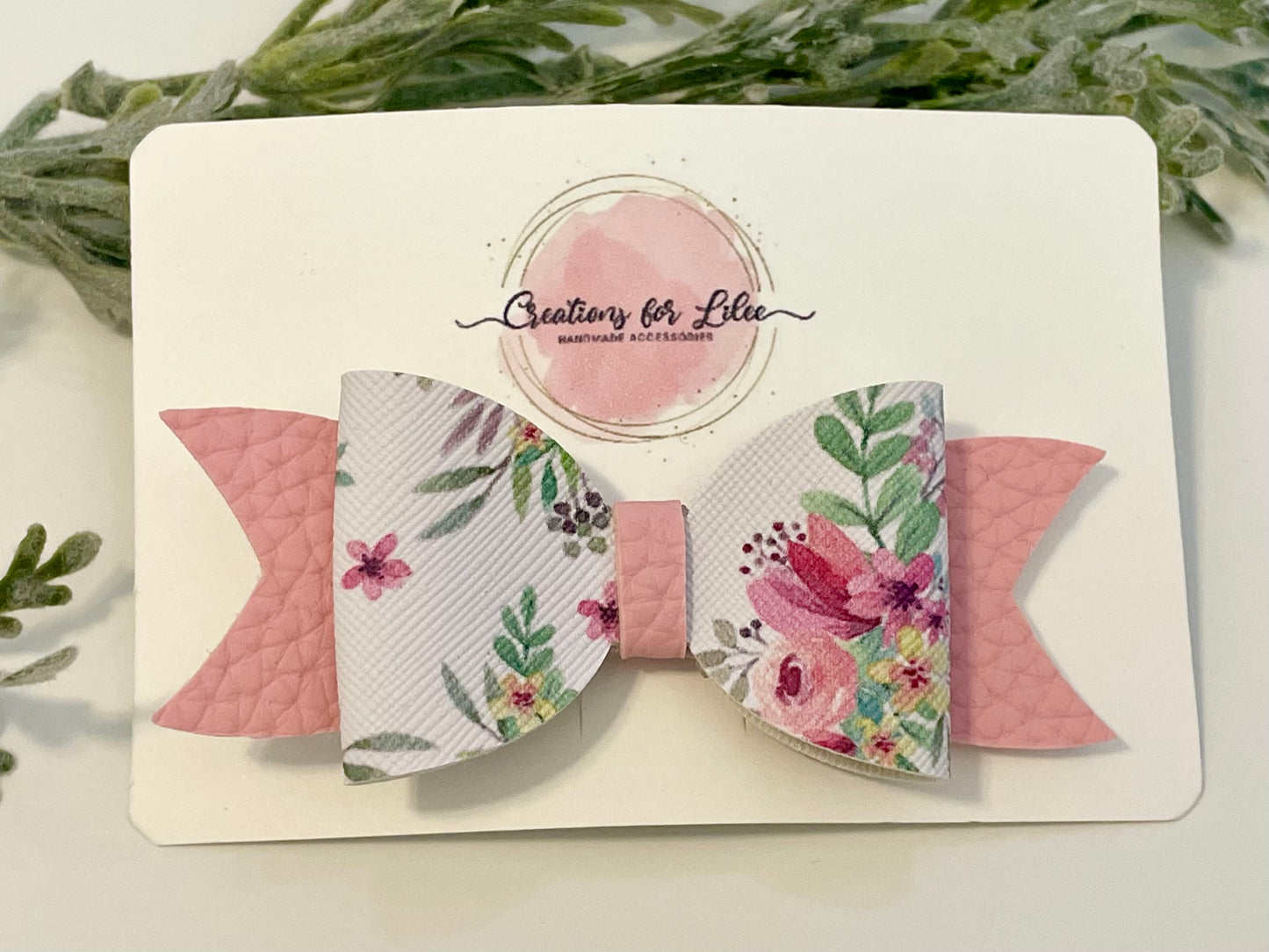 Hair Bows - Pink & Floral