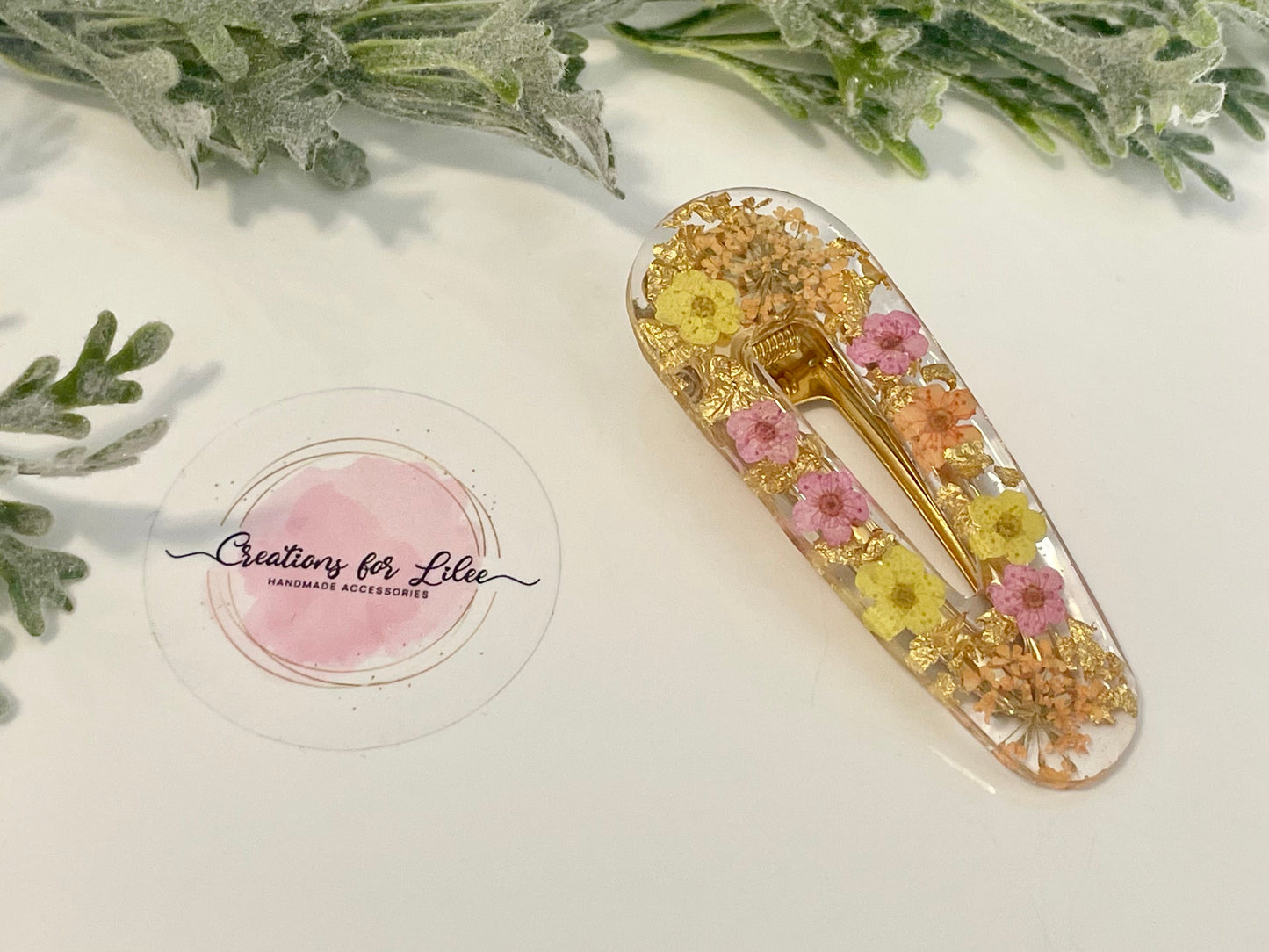 Resin Hair Clips - Mini Flowers