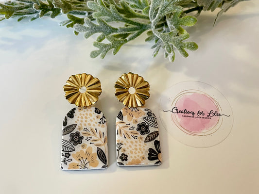 Clay Earrings - Floral Collection