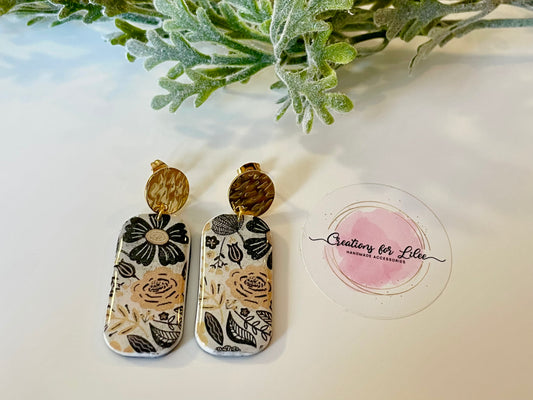Clay Earrings - Floral Collection