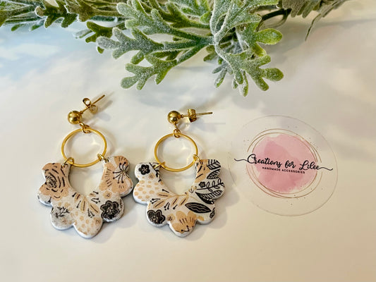Clay Earrings - Floral Collection