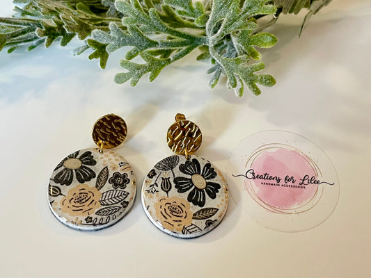 Clay Earrings - Floral Collection