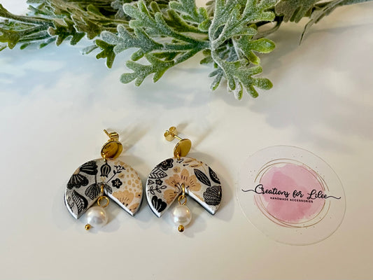 Clay Earrings - Floral Collection