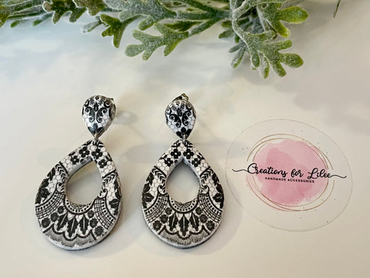 Clay Earrings - Floral Collection