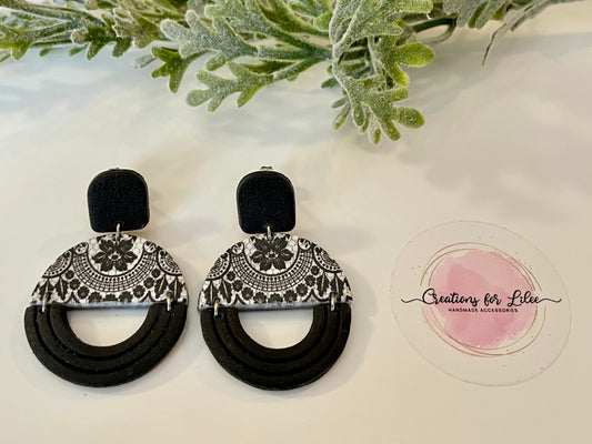 Clay Earrings - Floral Collection