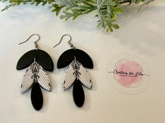 Clay Earrings - Floral Collection