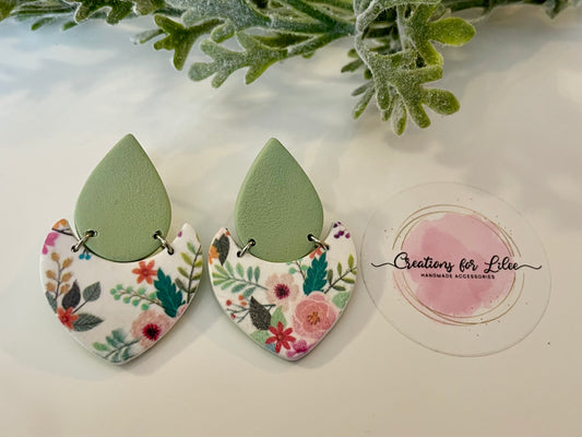 Clay Earrings - Floral Collection