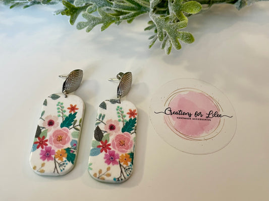 Clay Earrings - Floral Collection