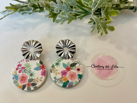 Clay Earrings - Floral Collection