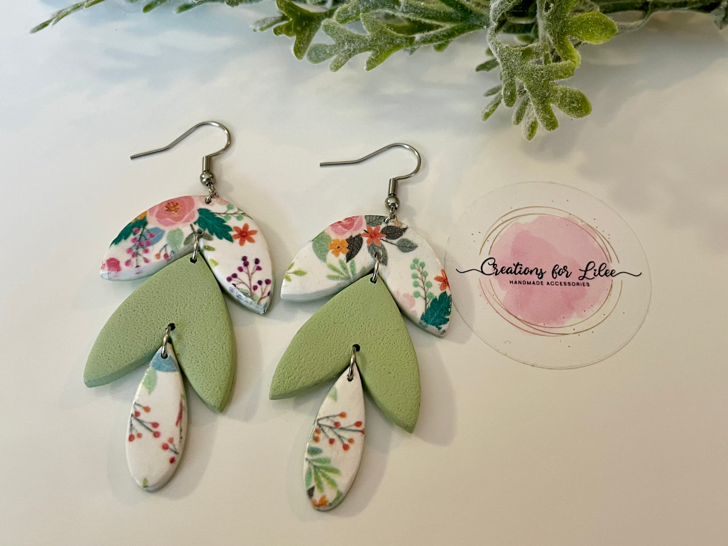 Clay Earrings - Floral Collection