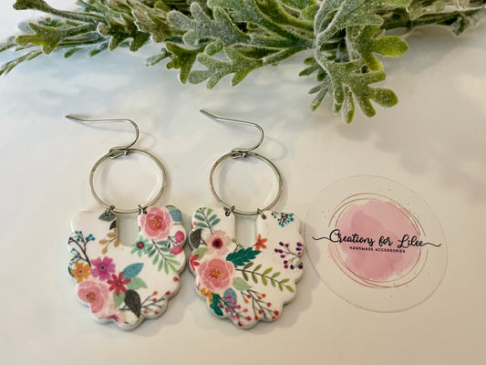Clay Earrings - Floral Collection