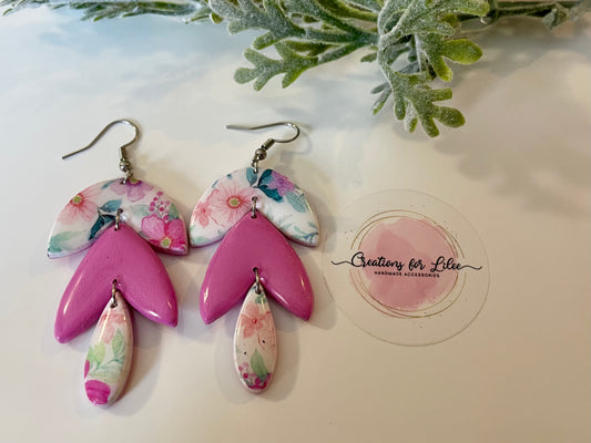 Clay Earrings - Floral Collection