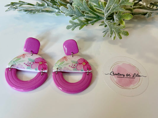 Clay Earrings - Floral Collection