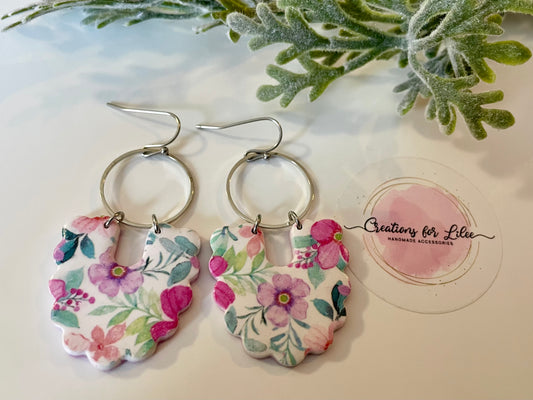 Clay Earrings - Floral Collection