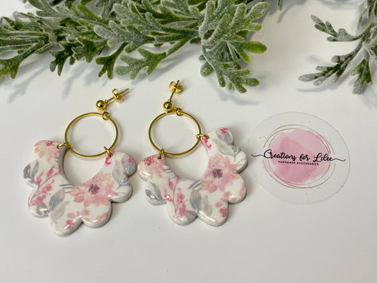 Clay Earrings - Floral Collection