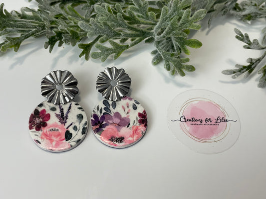 Clay Earrings - Floral Collection