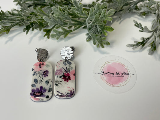 Clay Earrings - Floral Collection