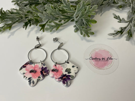 Clay Earrings - Floral Collection