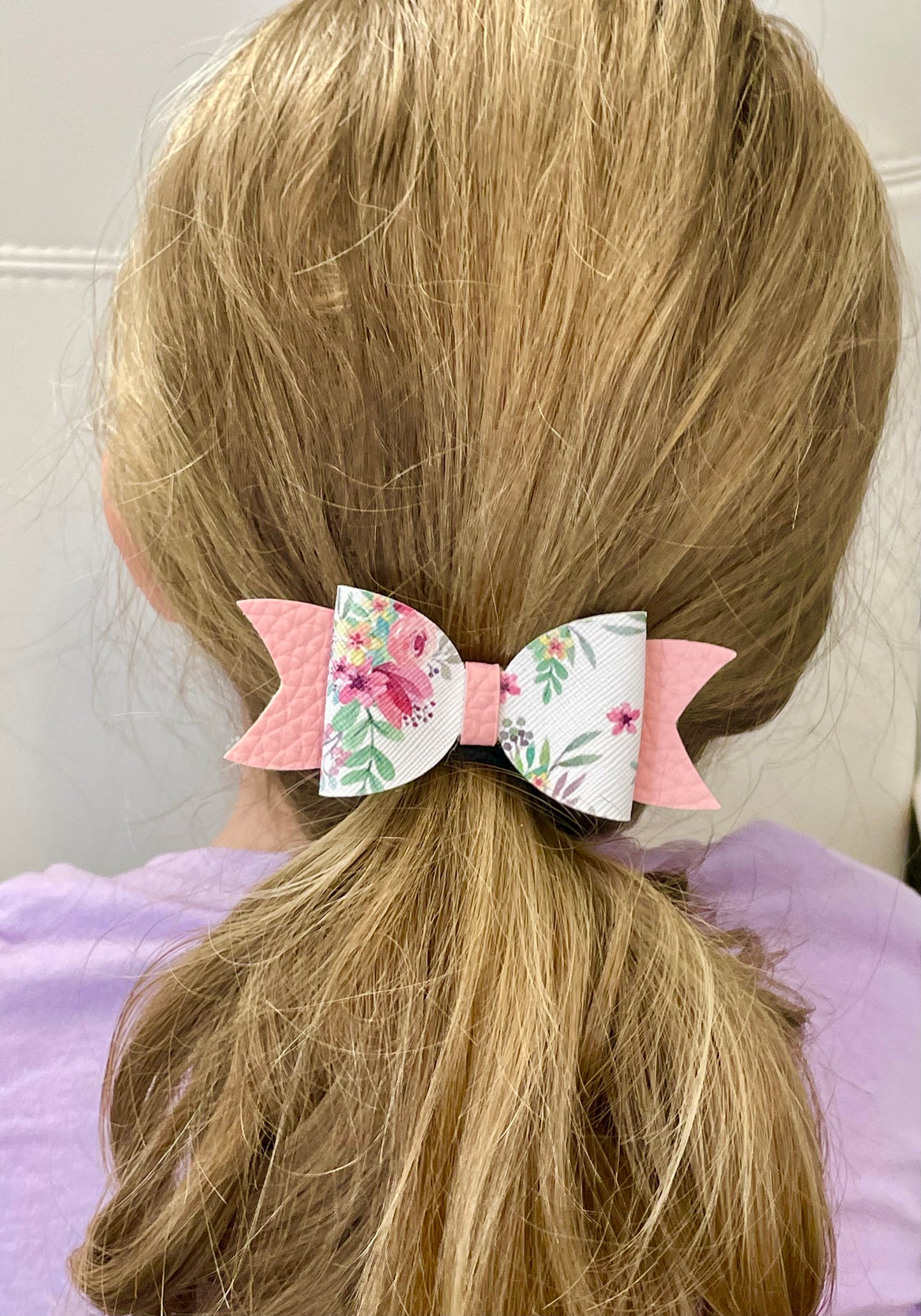 Hair Bows - Pink & Floral