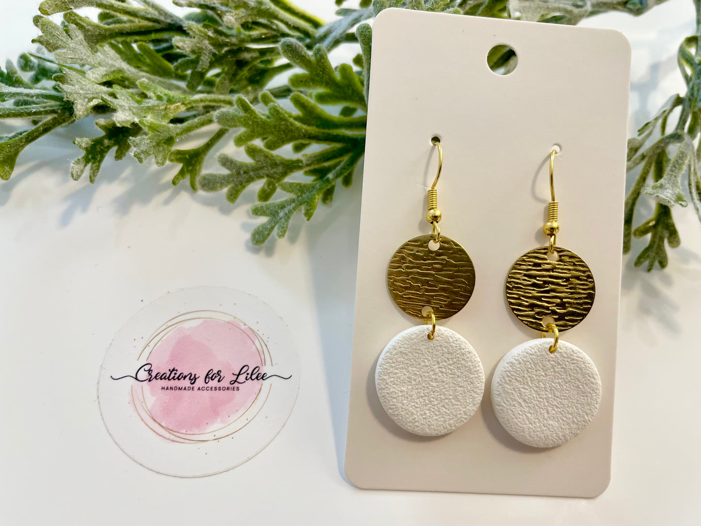 Clay Earrings - Neutral Collection