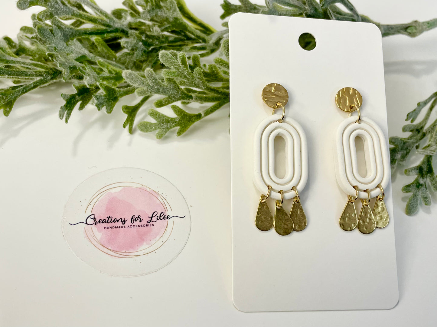 Clay Earrings - Neutral Collection