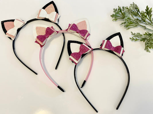 Cat Ear Bow Headband