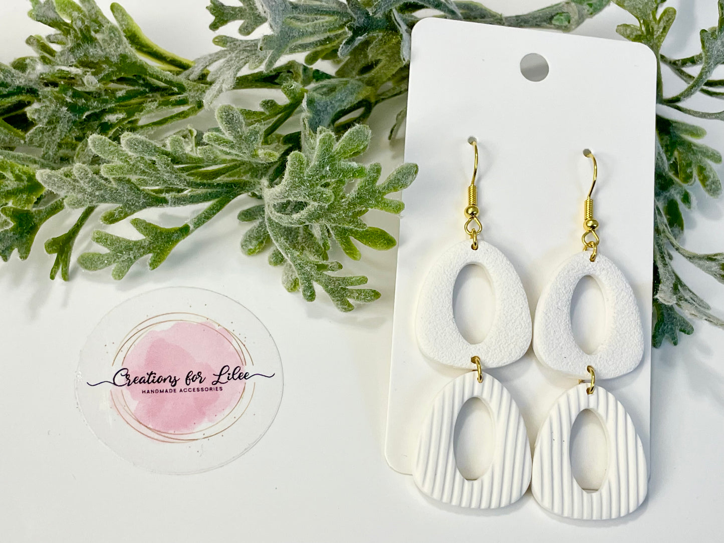 Clay Earrings - Neutral Collection
