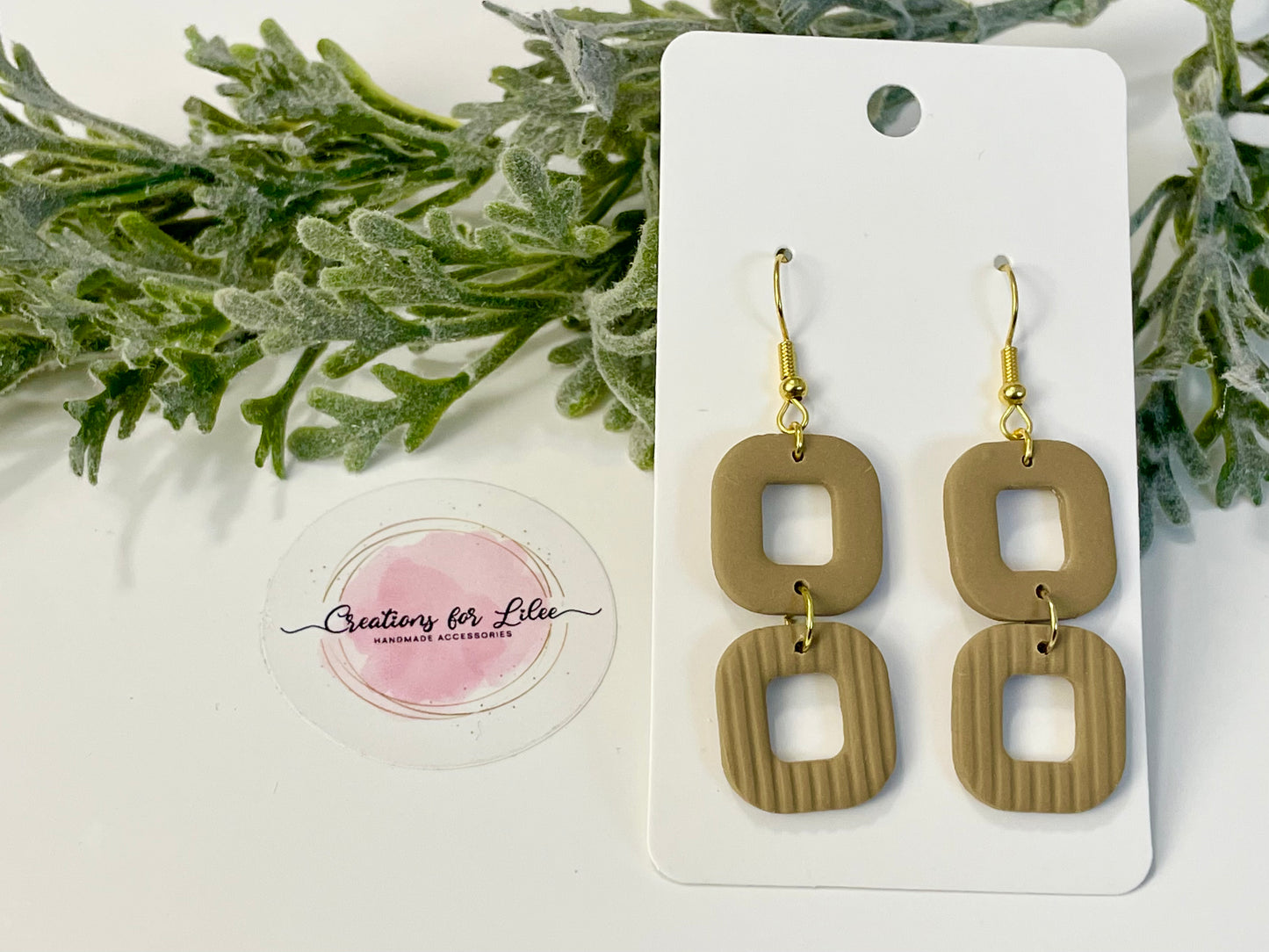 Clay Earrings - Neutral Collection