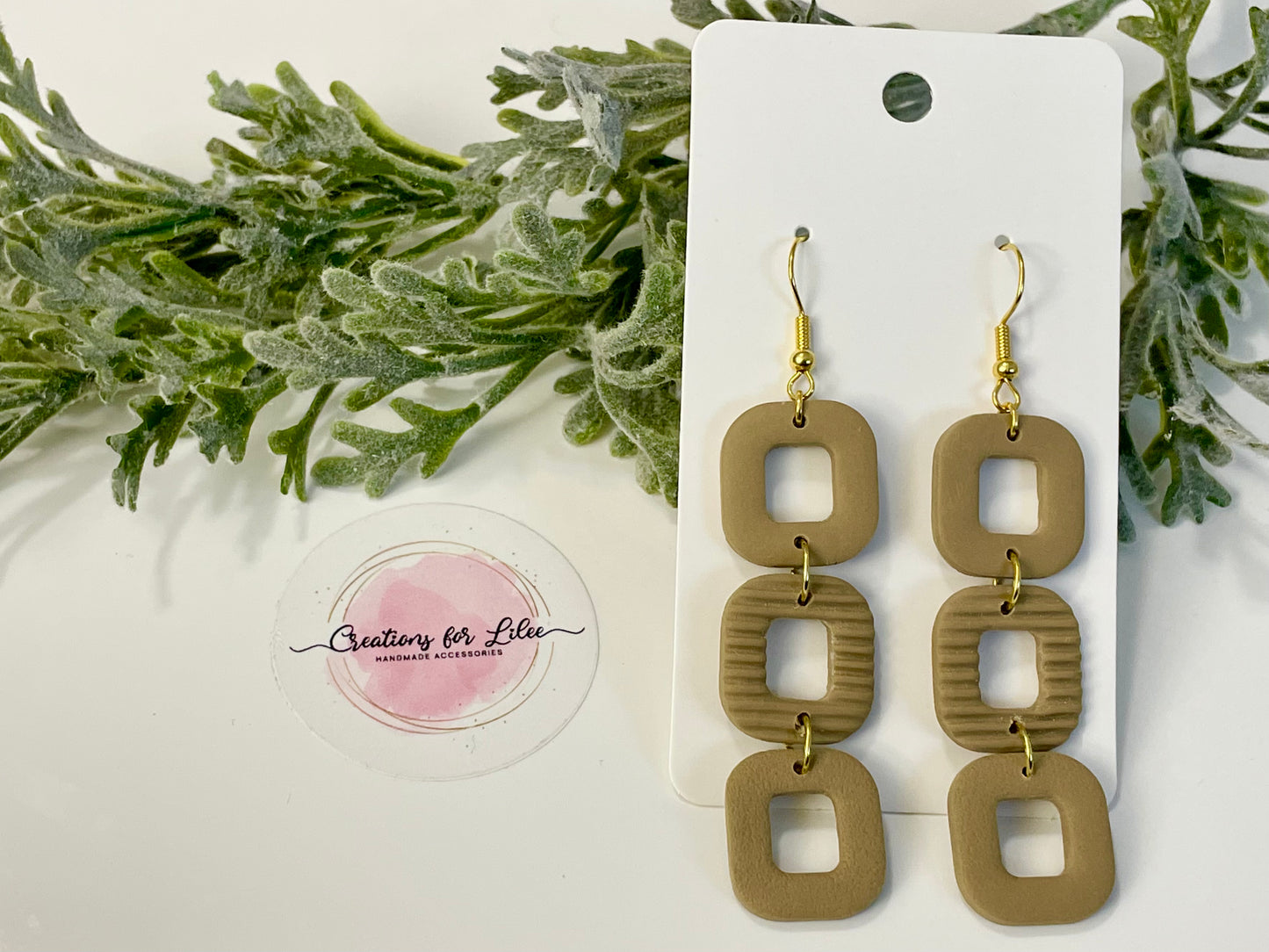 Clay Earrings - Neutral Collection