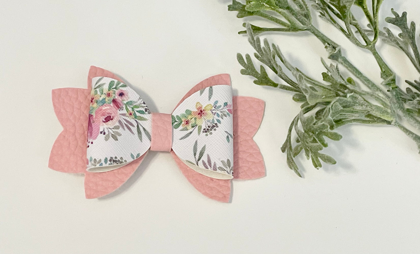 Hair Bows - Pink & Floral