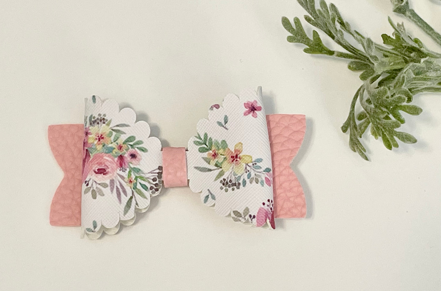 Hair Bows - Pink & Floral